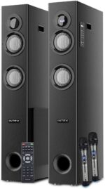 Intex TW-XH 13503 FMUB (Dual) 150 W Bluetooth Tower Speaker  (Black, 2.1 Channel)