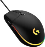 Logitech G102 Light Sync / Adj DPI Upto 8000, 6 Programmable Buttons, RGB Wired Ambidextrous Optical Gaming Mouse