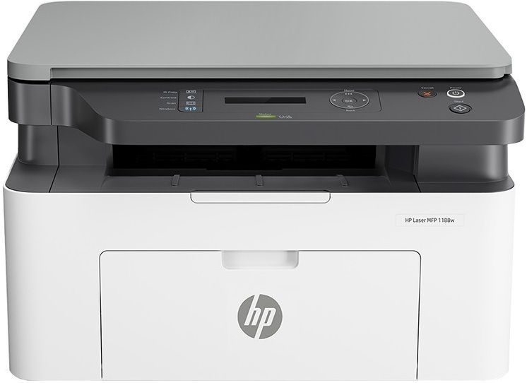 HP MFP 1188A Multi-function Monochrome Laser Printer  (Toner Cartridge, 4 Ink Bottles Included)