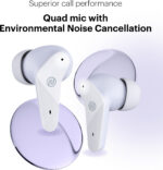 Noise Buds VS102 Neo with 40 Hrs Playtime, Environmental Noise Cancellation, Quad Mic Bluetooth  (Soft Lilac, True Wireless) - Image 3