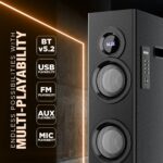 Intex TW-XH 13503 FMUB (Dual) 150 W Bluetooth Tower Speaker  (Black, 2.1 Channel) - Image 2