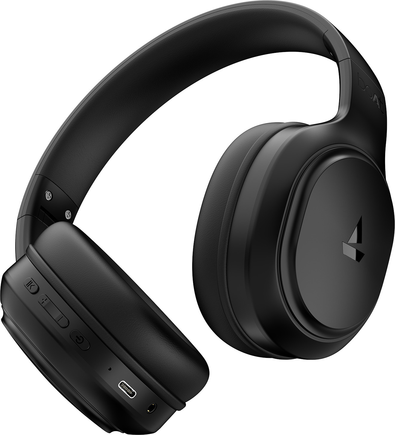 boAt Rockerz 430 w/ Beast Mode(40ms Low Latency),40HRS Playback & 40MM Drivers Bluetooth  (Black Sabre, On the Ear)